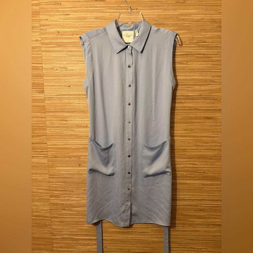 L'Academie Sleeveless Midi Dress Sz M - Picture 1 of 5